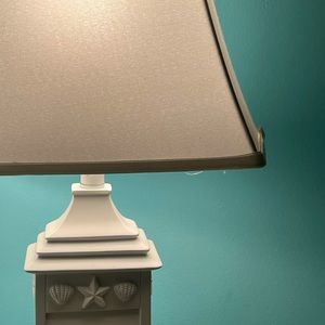 Pacific Grove Shell and Starfish Coastal Lamp 🐚🪼